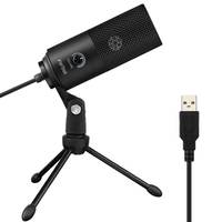 Fifine K669B Metal USB Microphone Condenser for Recording on Windows or Windows PC & Laptops, Cardioid Studio for Voice Recording, Input Volume Control Knob, Streaming and YouTube Videos upto 28% off