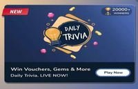 Flipkart Daily Trivia Quiz Answers for 11th Apr'21 – Win 25-100 Gems