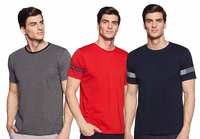 ACTIQUE Men's Regular Fit T Shirt (Pack of 3) upto 62%off
