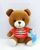 Jack Royal Hanging Teddy Bear Stuffed Spongy Plush Soft Toy (Multicolor - 7 Inch)