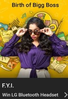 FYI for your information e88 Birth Of Bigg Boss Win GVs and SCs