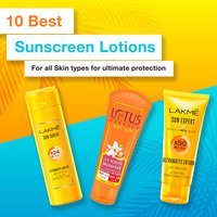 10 Best Sunscreen Lotions For all Skin types for ultimate protection 2022