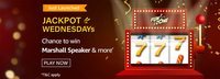 Amazon JACKPOT WEDNESDAYS Chance to win Marshall Speaker & more