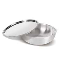 Milton Pro Cook Triply Stainless Steel Tasla with Lid, 20 cm / 1.6 Litre
