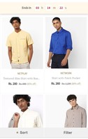 ajio get 5 shirts of ₹ 343 each @ ₹ 209 each (including delivery) 