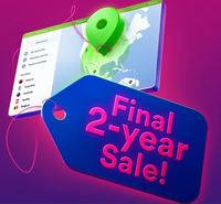 Final sale: 2-year deal with 68% off
