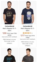 upto 80% off on cottonworld men's clothing