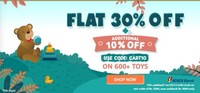 Hamleys Flat 30% Off + Additional 10% Off On 600+ Toys | 10% Cashback on ICICI Bank Credit card On Min Order ₹2500 Max Cashback ₹4000 Only