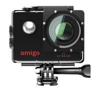 Amigo AC-40 4K Sports Action Camera with 16MP High Resolution with Wi-Fi | 4K Ultra HD Video Recording with 120 Degree Wide Angle Lens and Waterproof Upto 30 Meters (Black)