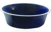Profusion Pet Dog Cat Bowl for Drinking and Eating(Dark Blue, Medium, Set of 2, Capacity-800 ML)