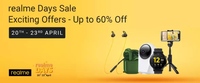 Realme Days Sale - Exciting offers Up To 60% Off On Realme Products