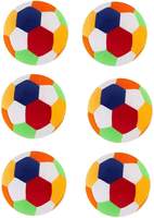 Babique Ball Stuffed Soft Toy Plush for Kids Baby Boy Girl Birthday (6 cm, Pack of 6)