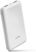 flat 84% off on URBN 10000 mAh Li-Polymer Slim Type-C Power Bank with 12W Fast Charge, Type C & Micro Input (White) get it in Only ₹ 399 grab now