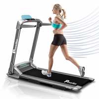 [Lowest]  UrbanTrek™ TD-M4 (2.0HP) Ultra-Compact Foldable Treadmill (100% Installed)LED Display | Smartphone App | Rubber Cushion Running Machine for Max Pro-Workout for Home Use by PowerMax Fitness®