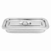 Octus O-CT-9.07 Stainless Steel Catheter Tray with Cover (200 x 75 x 48 mm)