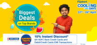 Last Day Flipkart Cooling Days - Upto 50% off + 10% Instant Discount With HDFC Cards