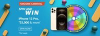 Amazon SPIN AND WIN iPhone 12 Pro , ₹25,000 & more