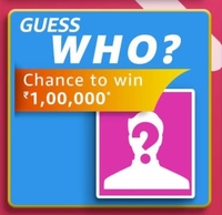 Amazon Carnival "Guess Who?" Quiz Answers – Win ₹1,00,000 Amazon Pay Balance : 1 Winner
