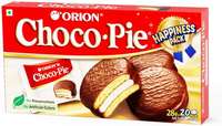 ORION Choco Pie - Chocolate Coated Soft Biscuit - Happiness Pack, 2 X 560 g