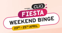 Last Day - TataCLiQ Fiesta Weekend BINGE- Upto 80% Off  + 10% Instant Discount Via ICICI Cards & Netbanking