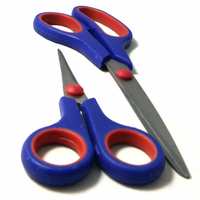 Multipurpose Scissor, Made of Stainless Steel | 1 Pack | Prisha India Craft (2 Pieces)
