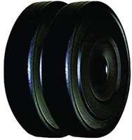 FitBox Sports Intruder 5Kg Weight Plates, 2.5kg x 2 (Black)