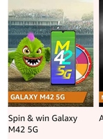Galaxy M42 5g Spin And Win