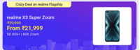 UPCOMING | realme x3 super zoom  + 10% Instant discount on HDFC Bank Cards & EMI Transactions | 1-7 May