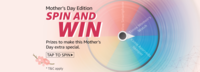 Amazon Mother's Day Edition SPIN AND WIN Prizes to make this Mother's Day extra special