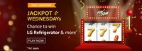 Amazon Jackpot Wednesdays Chance to Win LG Refrigerator & more 