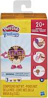 PLAY-DOH Treatsies Single Servings Waffle Character Tiny Food Toy Craft Kit with 3 Non-Toxic Cans
