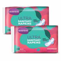 Evereve Ultra Sanitary Napkin-XL 284mm Pack of 60 (2 x 30)