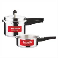 Butterfly Cordial 2 L, 3 L Induction Bottom Pressure Cooker (Aluminium)

