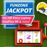 Amazon FUNZONE JACKPOT Win HP Envy Laptop OnePlus 9R & more