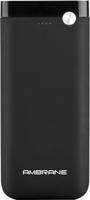 Ambrane 20000 mAh Power Bank (10 W, Fast Charging)  (Black, Lithium Polymer)