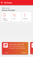 Recharge any Prepaid mobile on Airtel Thanks & earn 4%