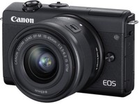 Canon EOS M200 Mirrorless Camera Body with Single Lens (EF-M15-45mm f/3.5-6.3 IS STM)  (Black) Lowest price 