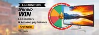 Amazon LG Monitors Spin & Win | LG Monitors & Amazon Pay balance 