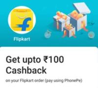 Send Money Offer - Get 10% Cashback Upto 100 On Flipkart Using Phonepay Wallet