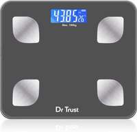 Dr. Trust (USA) Model-505 Bluetooth Digital Rechargeable Weighing Scale (Grey)