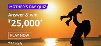 Amazon Mother's Day Quiz Answer & Win ₹25,000 Pay Balance 