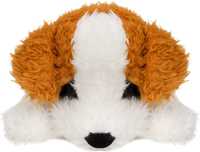 Fuzzbuzz Sitting Dog - White - 25cm