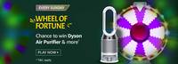 Amazon SUNDAY WHEEL OF FORTUNE Chance to Win Dyson Air Purifier & More