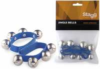 Stagg, Wrist Bell, 4 Bells -Blue (Pair) SWRB4 L/BL