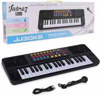 JUAREZ Junior 37 KEYS Multi-function Electronic Keyboard Piano for Kids, Black
