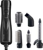 Havells HC4085 - Air Care Styler, Pre-Styling Half Brush and Drying Nozzle, Styling Curlers, Smoothening Roller Brush, Suitable for All Hair Types (Black)