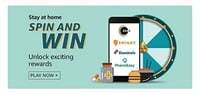 Amazon Stay at home Spin and Win | Unlock Exciting Rewards