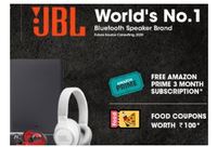 Buy Harman Products (JBL/Infinity) and Get Free Amazon Prime For 3 Months + Harman Rs.300 Coupon + Rs.100 Swiggy Coupon