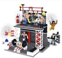 WWE Stackdown Ring Set with John Cena The Miz and Referee Figure, Multicolor