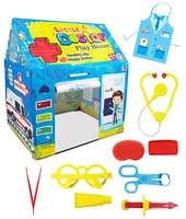 itoys Doctor Play House Tent with Doctor Role Play Set for Kids